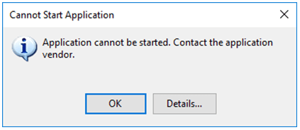 Exchange Online - Cannot Start Application